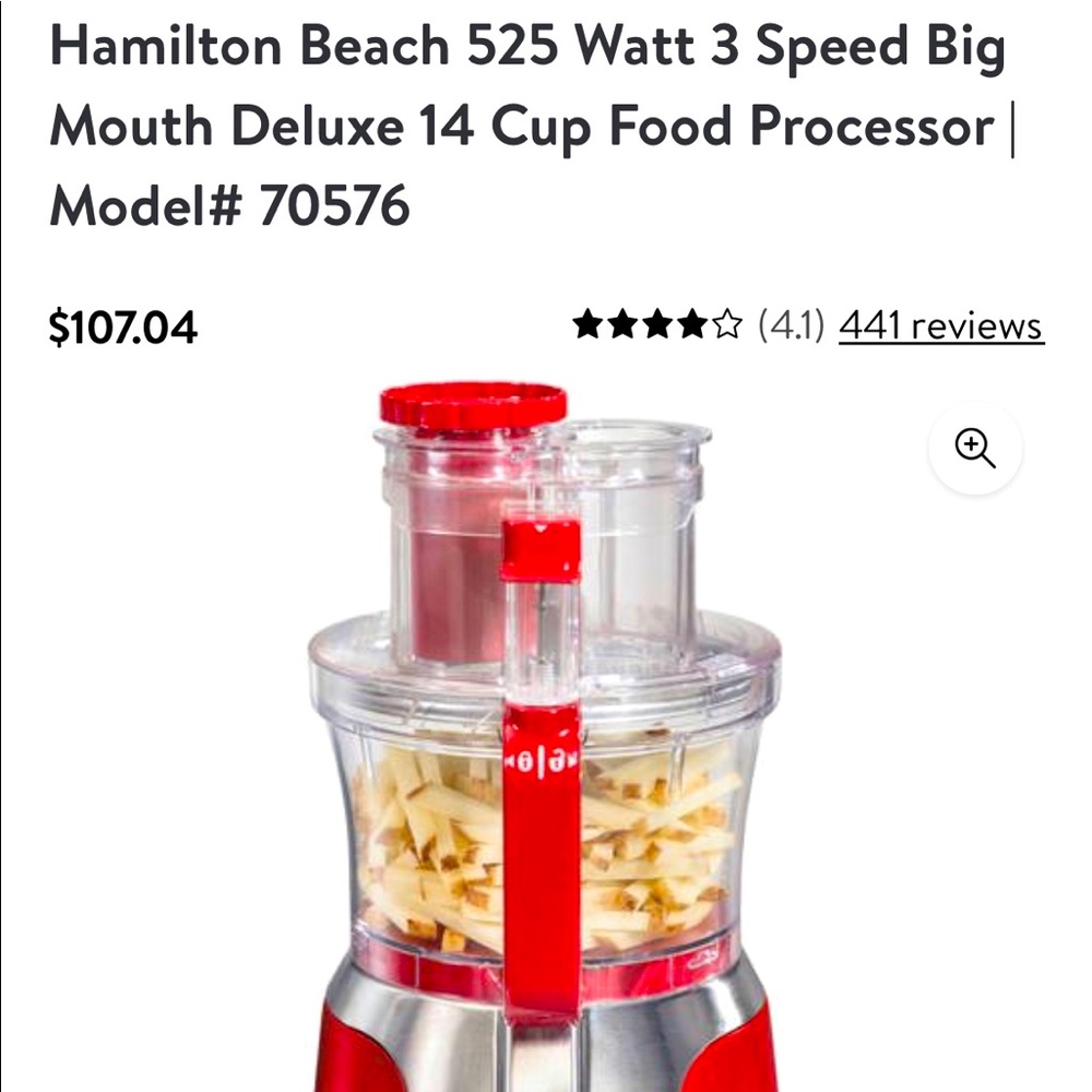 Hamilton Beach Food Processor